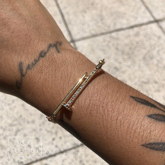 Pulseira De Prego Cartier Rainbow